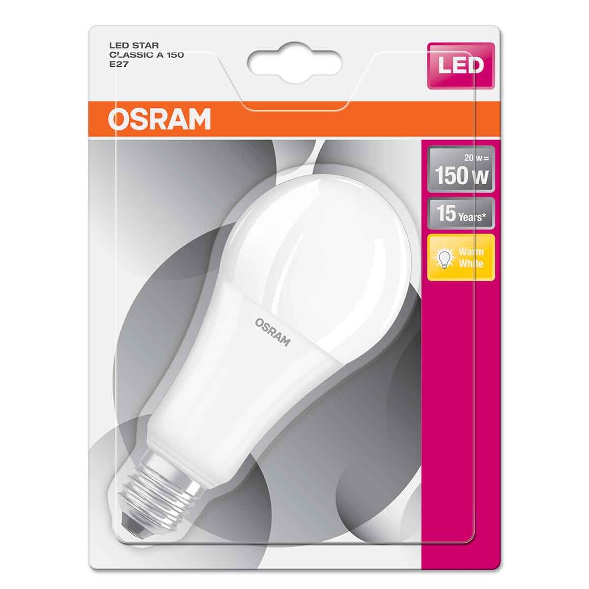 Osram A150 20 W Sarı Klasik E27 Duy Led Ampul Bauhaus