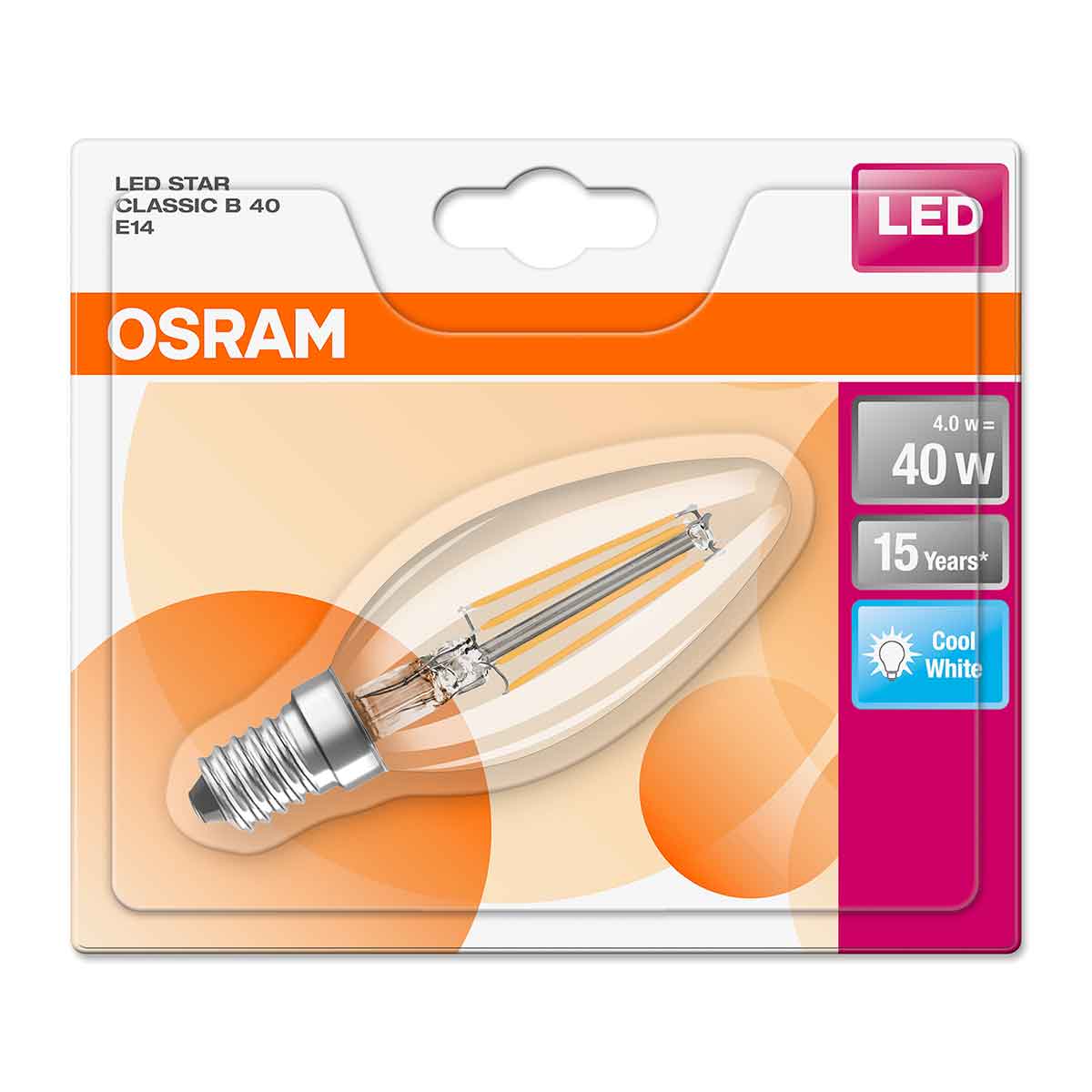 Osram CLB40 4 W Beyaz Mum E14 Duy Led Ampul Bauhaus