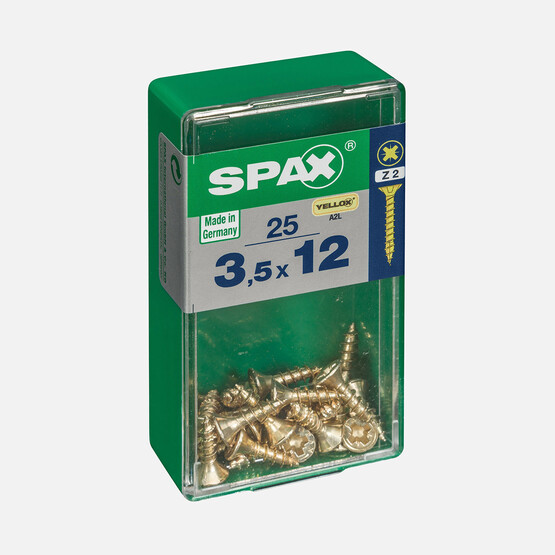 SPAX Havşa Vida Sarı 3.5X12     