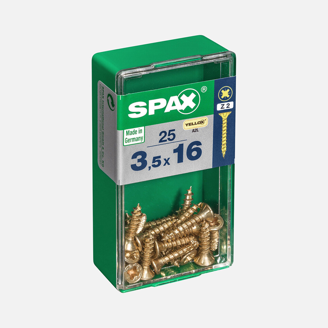    SPAX Havşa Vida Sarı 3.5X16      