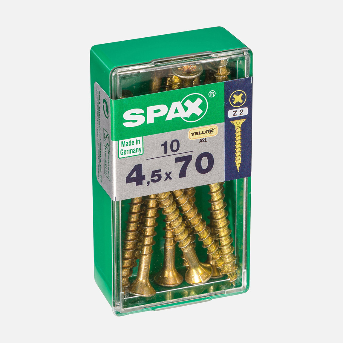    SPAX Havşa Vida Sarı 4.5X70      