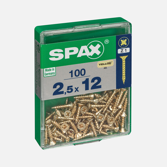 SPAX Havşa Vida Sarı 2.5X12     