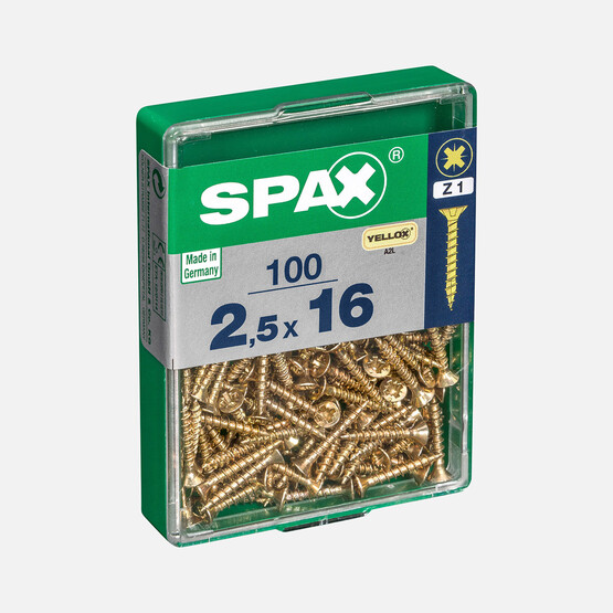 SPAX Havşa Vida Sarı 2.5X16     