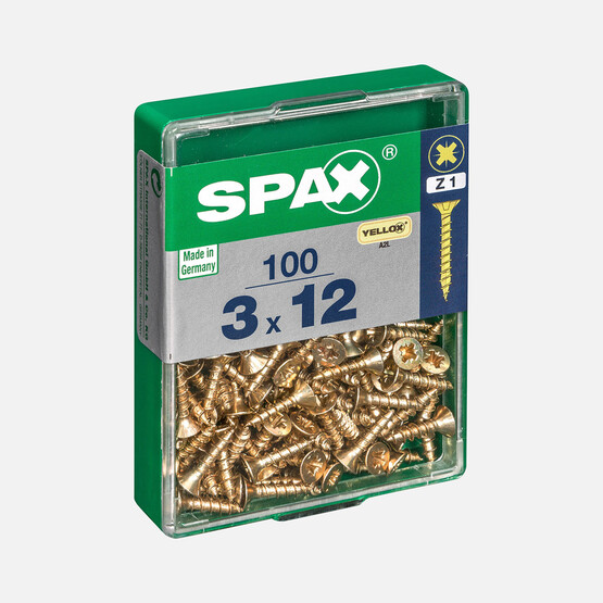 SPAX Havşa Vida Sarı 3X12       