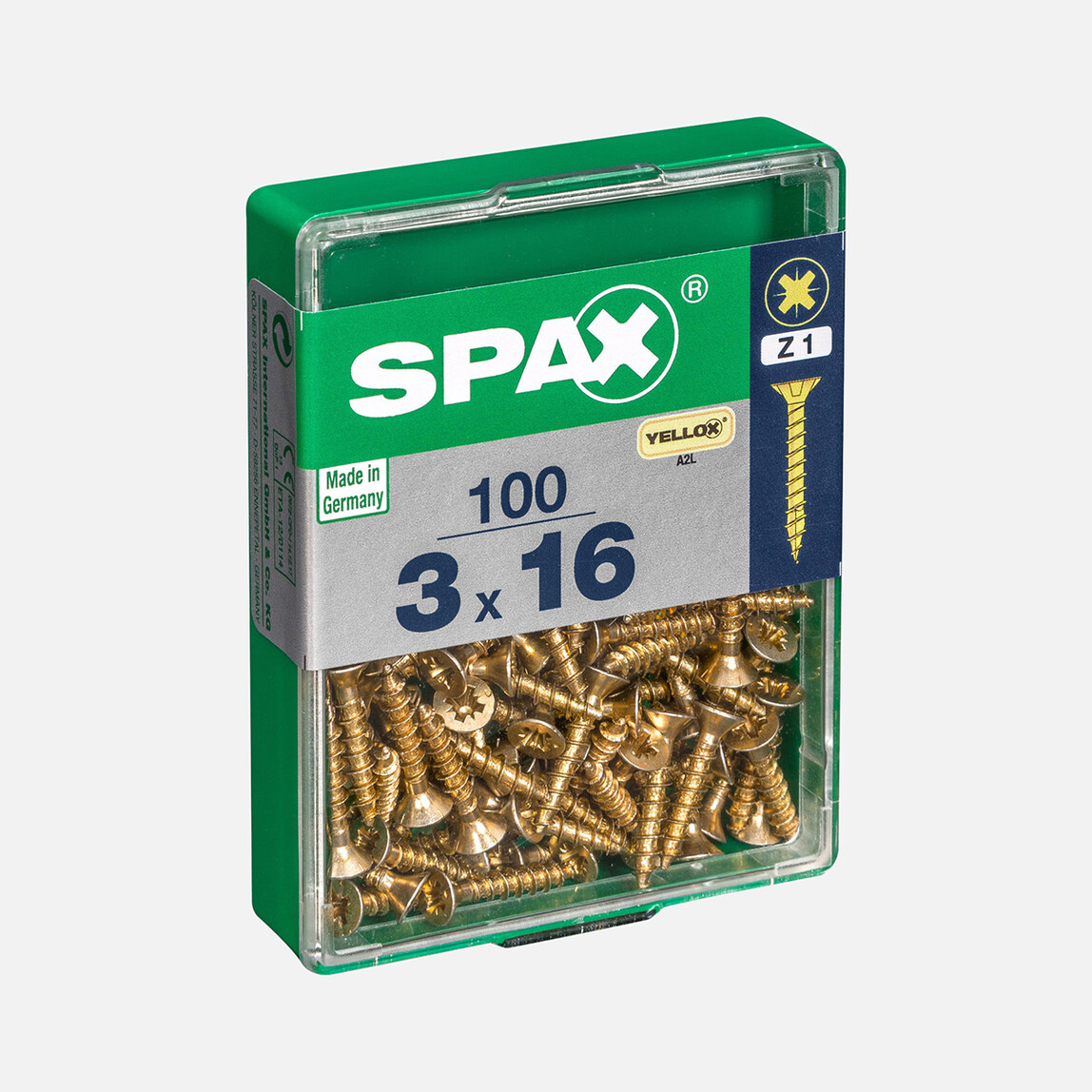    SPAX Havşa Vida Sarı 3X16        