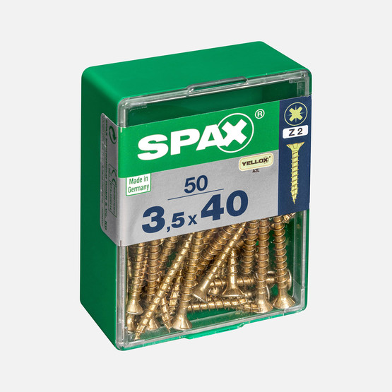 SPAX Havşa Vida Sarı 3.5X40    