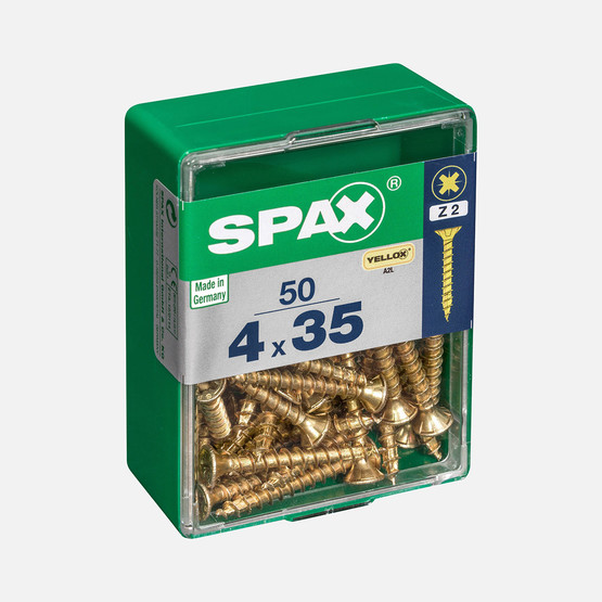 SPAX Havşa Vida Sarı 4X35      