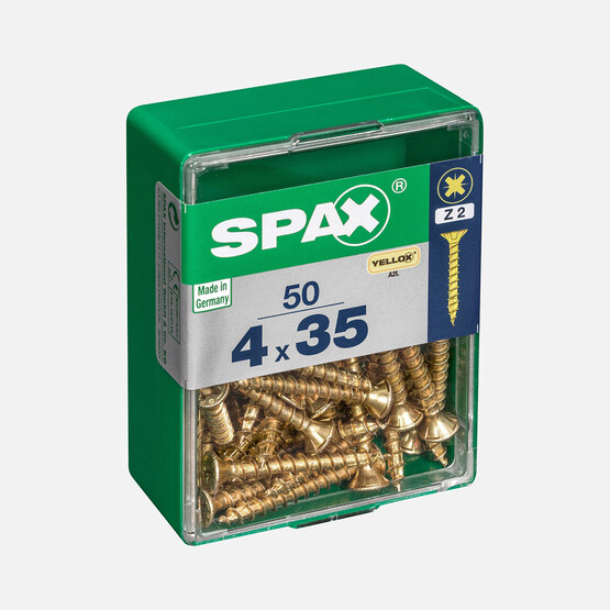 SPAX Havşa Vida Sarı 4X35       
