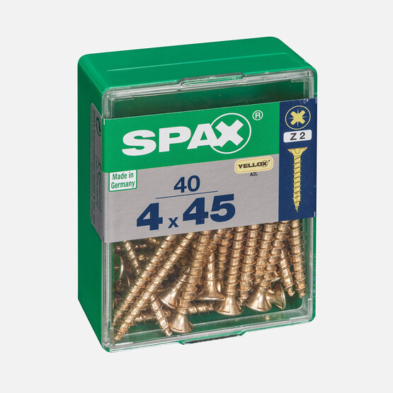 SPAX Havşa Vida Sarı 4X45       