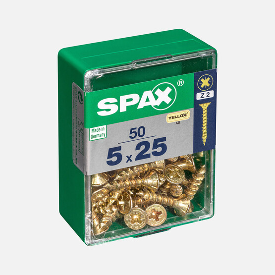 SPAX Havşa Vida Sarı 5X25       