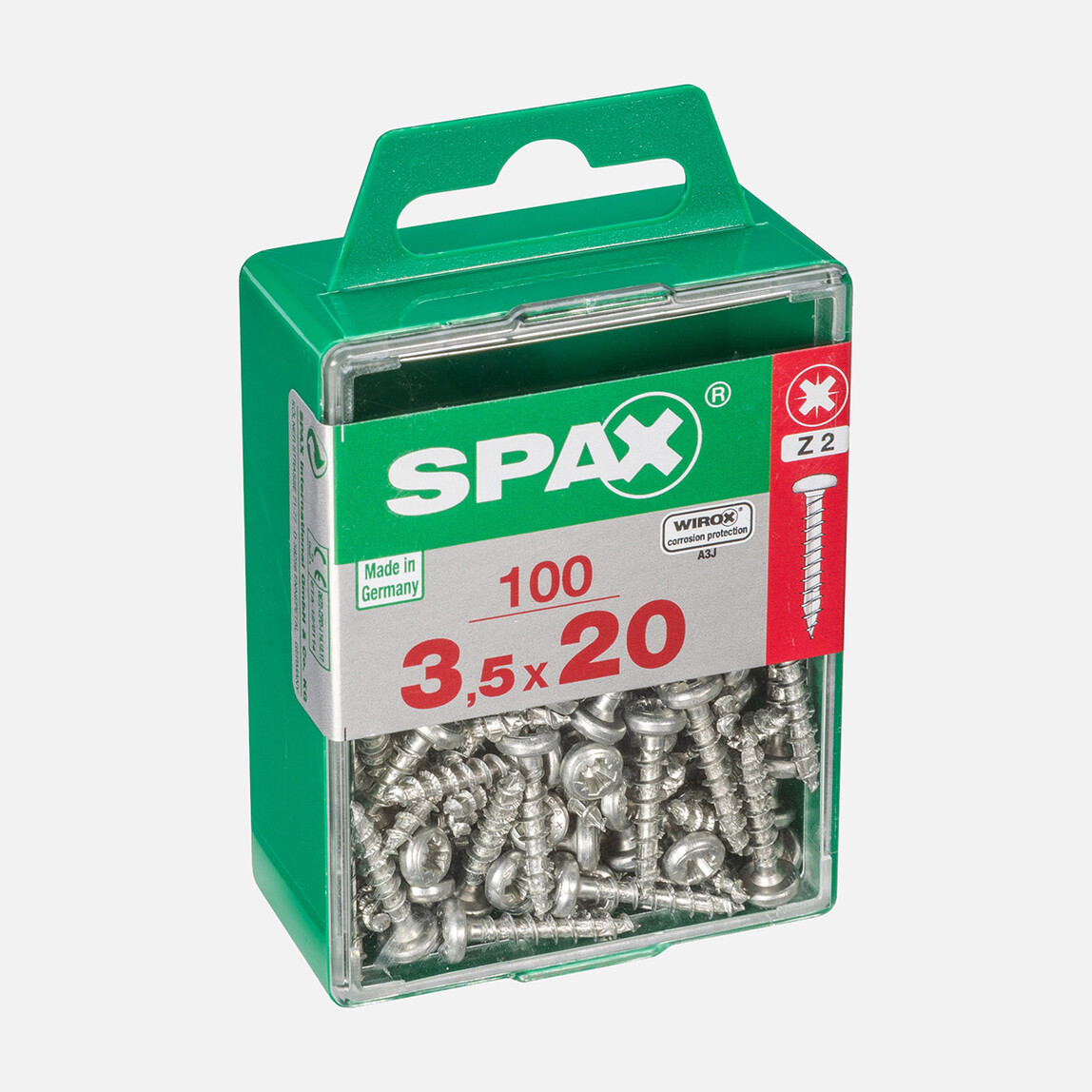    SPAX Yuvarlak Başla Galvaniz 3.5X20    