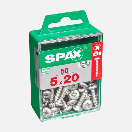 SPAX Yuvarlak Başla Galvaniz 5X20     