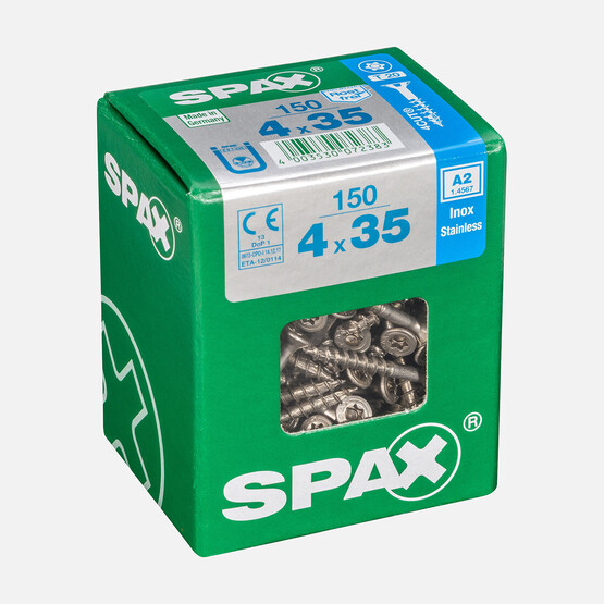 SPAX Havşa Vida A2 Paslanmaz 4X35  