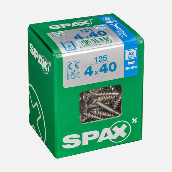 SPAX Havşa Vida A2 Paslanmaz 4X40  