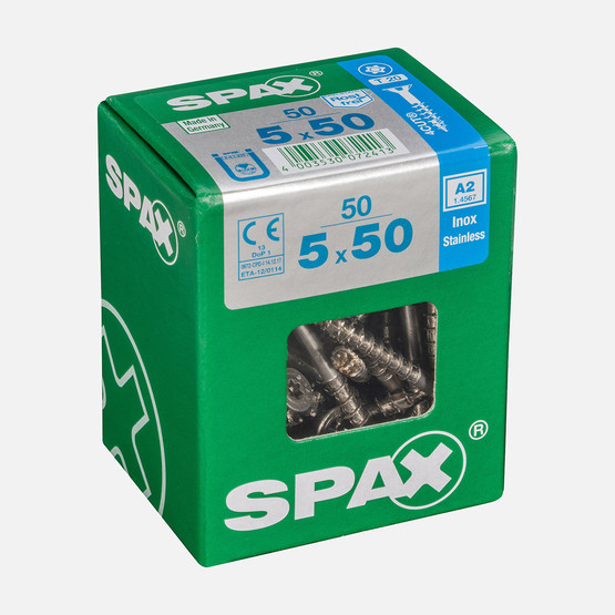 SPAX Havşa Vida A2 Paslanmaz 5X50 