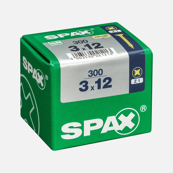 SPAX Havşa Vida Sarı 3X12      