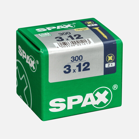 SPAX Havşa Vida Sarı 3X12       