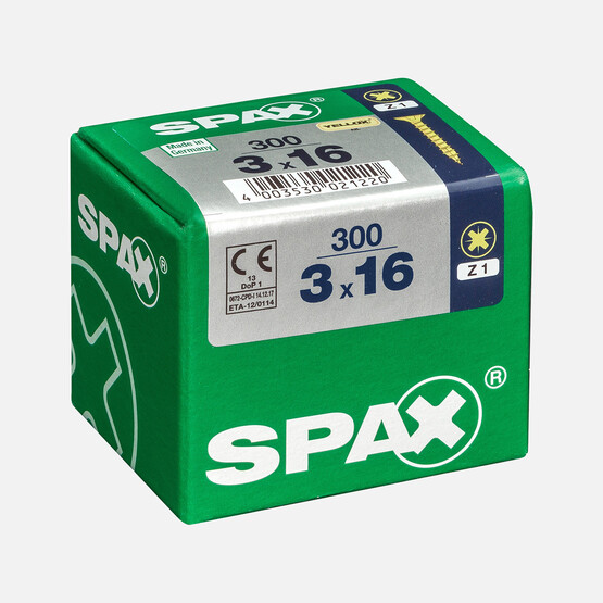 SPAX Havşa Vida Sarı 3X16       