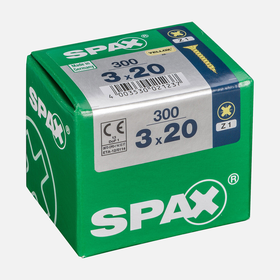    SPAX Havşa Vida Sarı 3X20        