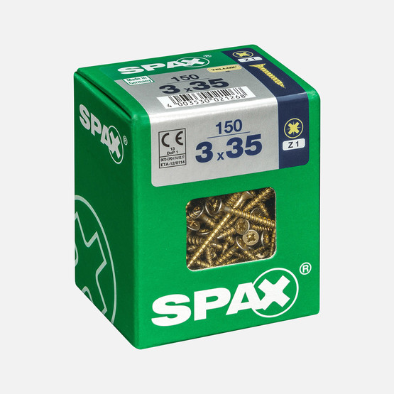 SPAX Havşa Vida Sarı 3X35      