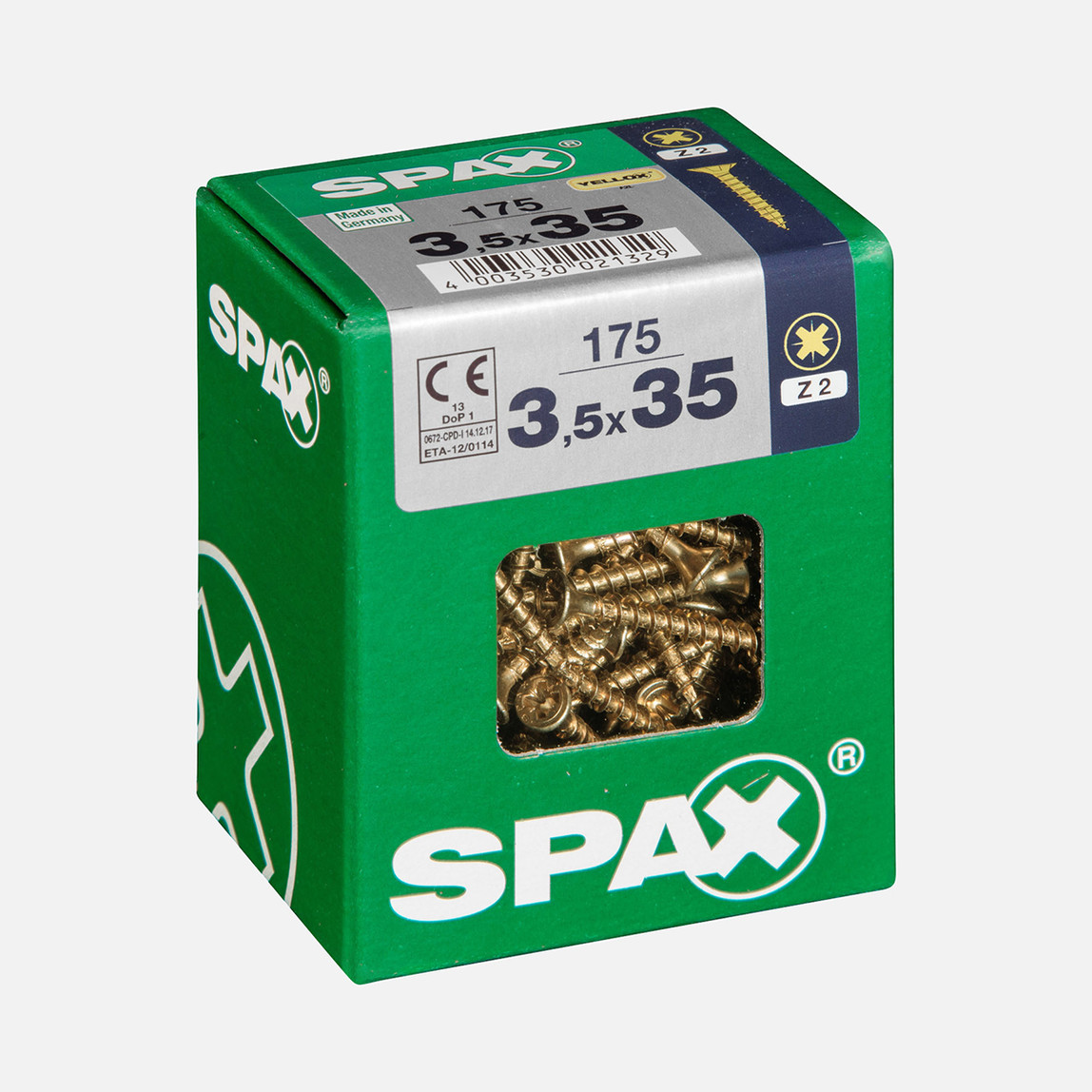    SPAX Havşa Vida Sarı 3.5X35     