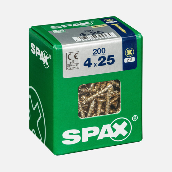 SPAX Havşa Vida Sarı 4X25       