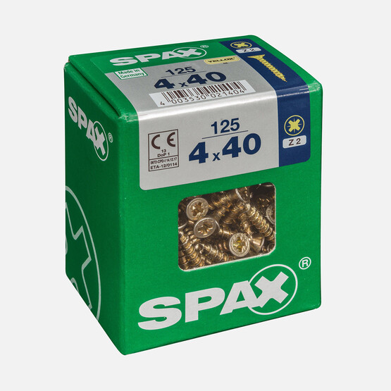 SPAX Havşa Vida Sarı 4X40       