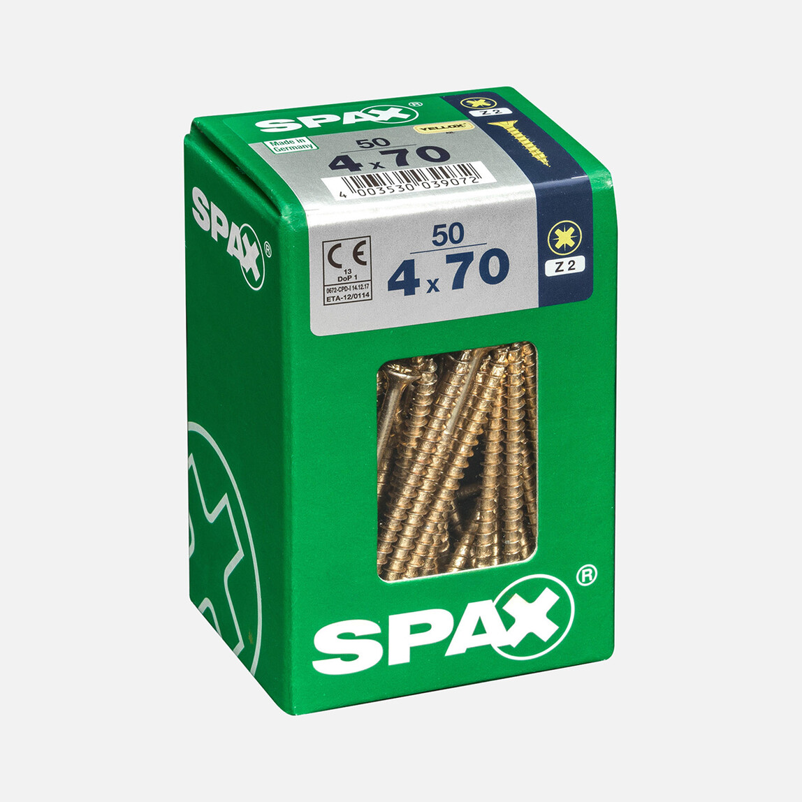    SPAX Havşa Vida Sarı 4X70        
