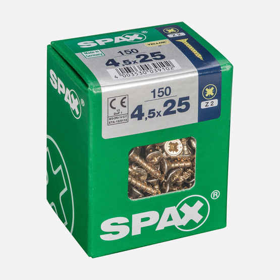 SPAX Havşa Vida Sarı 4.5X25    
