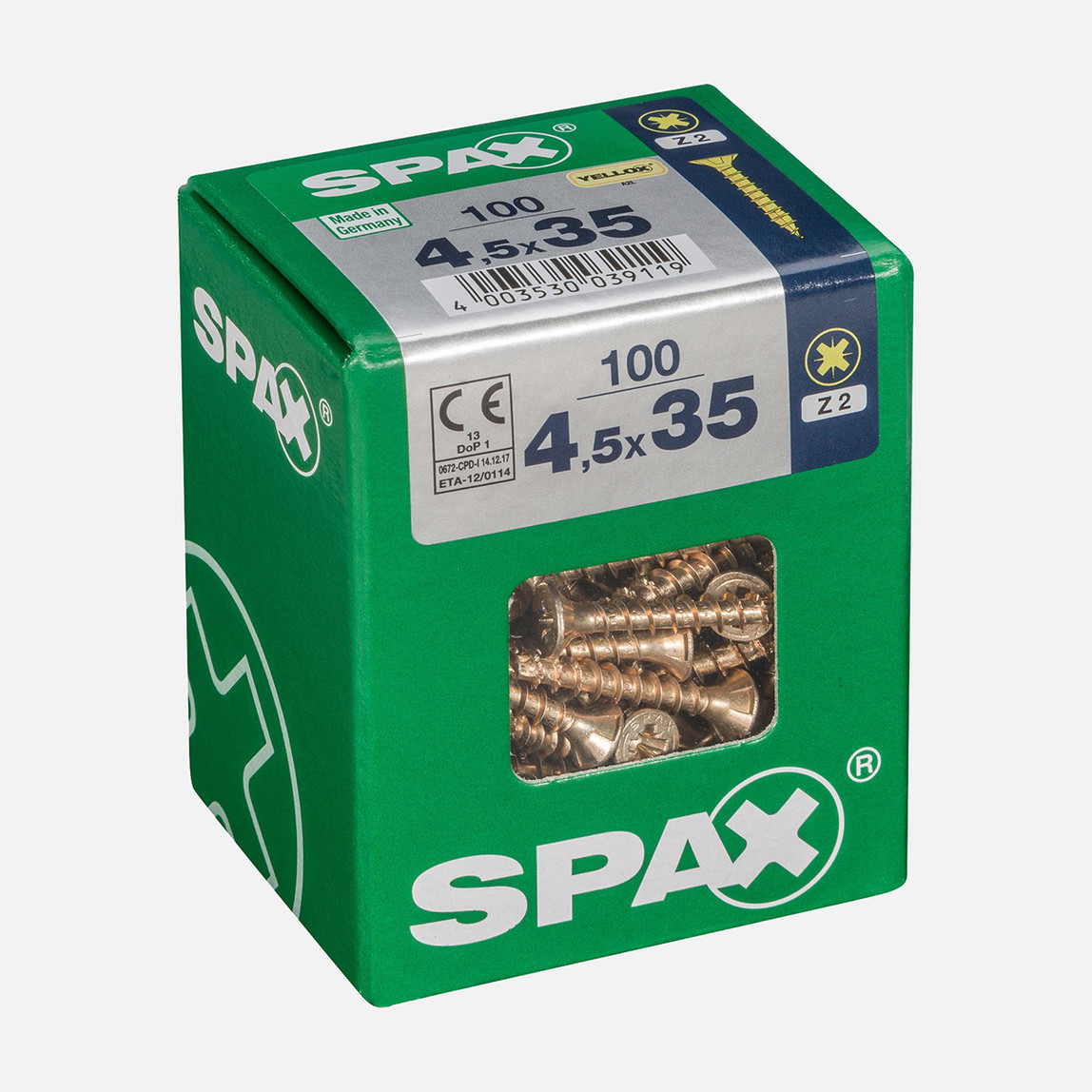    SPAX Havşa Vida Sarı 4.5X35     