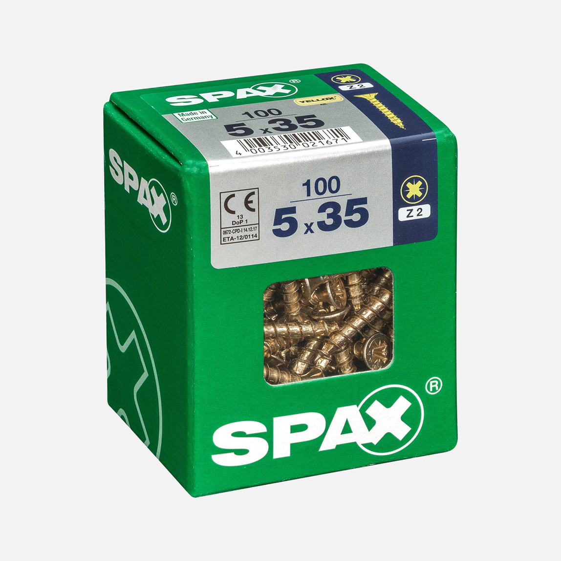    SPAX Havşa Vida Sarı 5X35       