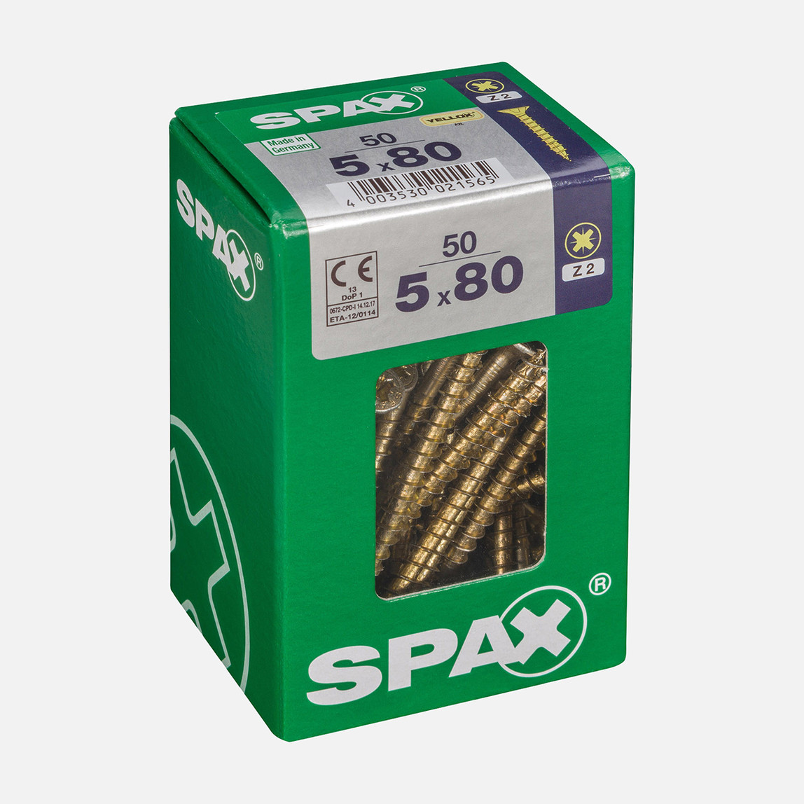    SPAX Havşa Vida Sarı 5X80       