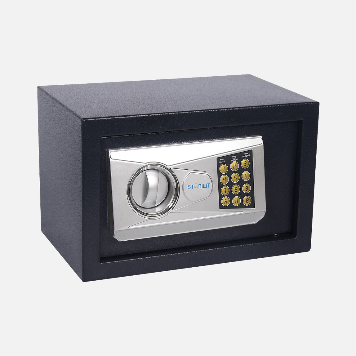    Stabilit Şifreli Siyah 31x20x20 cm Elektronik Para Kasası 