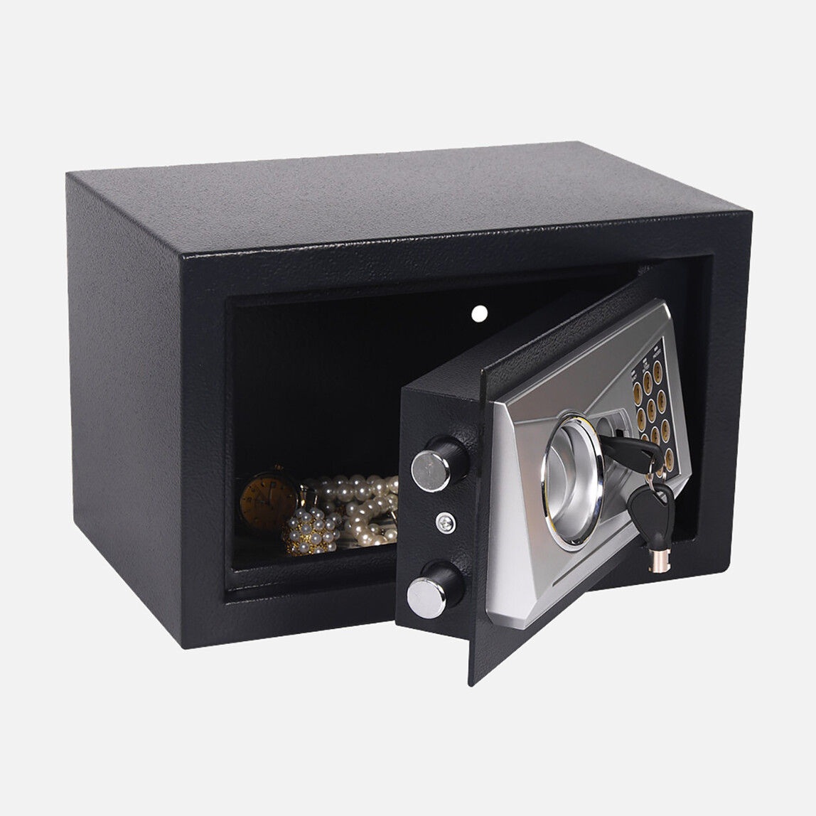    Stabilit Şifreli Siyah 31x20x20 cm Elektronik Para Kasası 