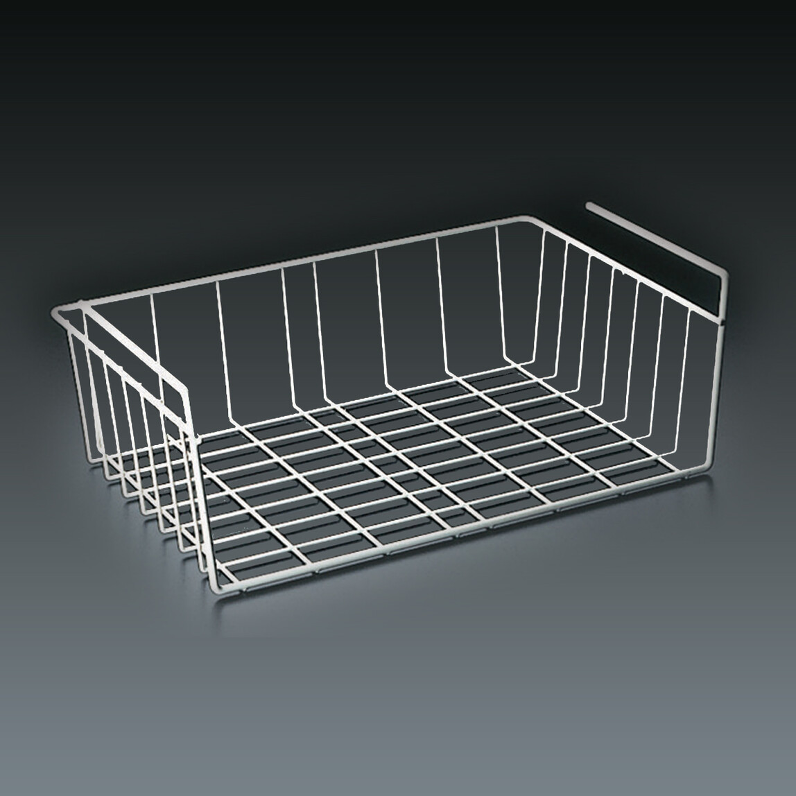    Metaltex Babette Pvc Tek Katlı Raf Altı Beyaz Mutfak Sepeti 