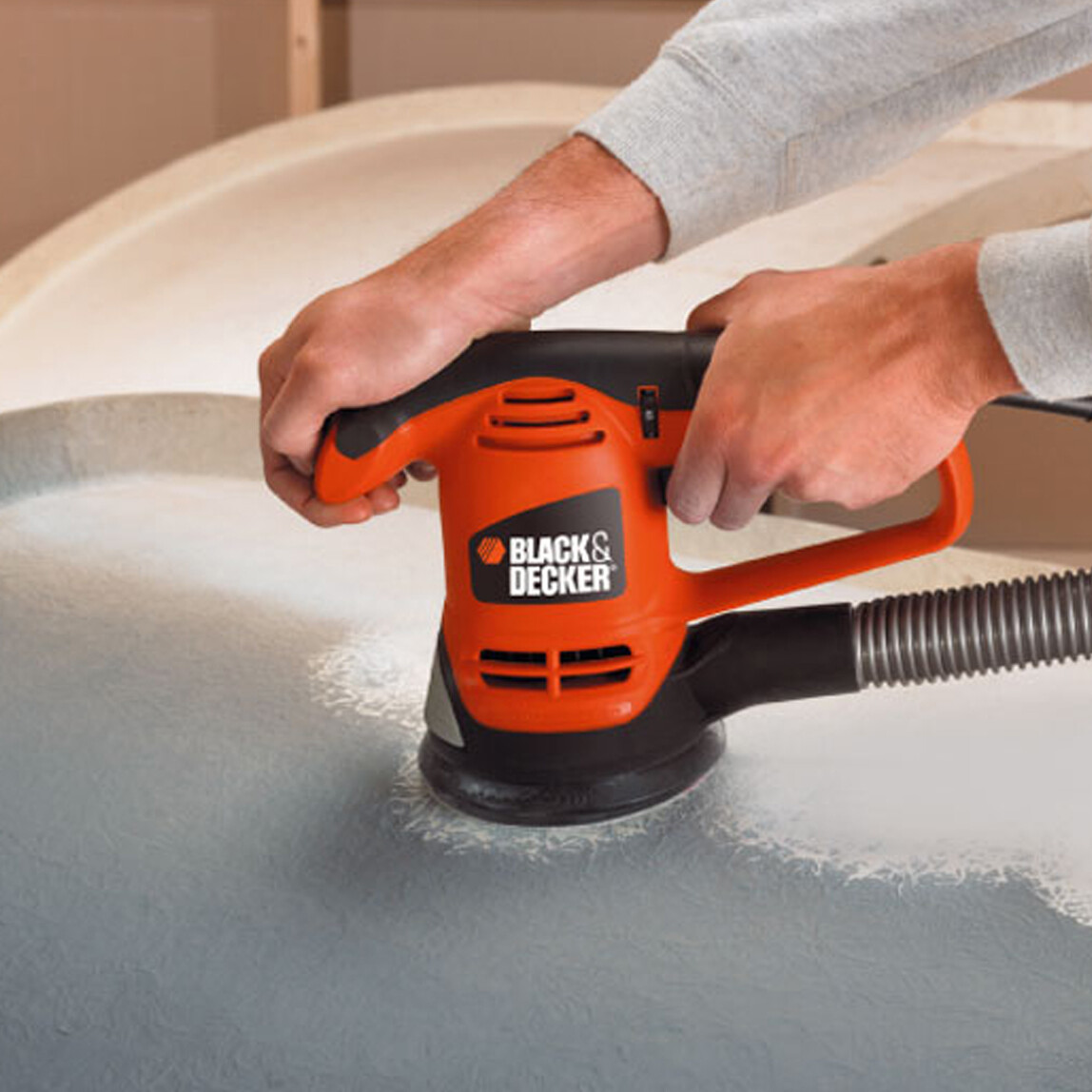    Black&Decker KA191EK 480W 125 mm Eksantrik Zımpara  