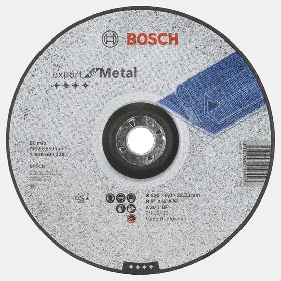 Bosch Metal Taşlama Taşı 230X6 mm Expert
