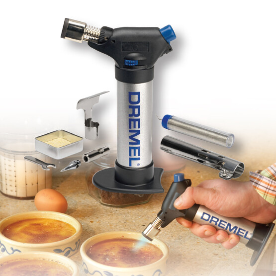 Dremel 2200-4 F0132200JA Versaflame Açık Alevli Mini Gazlı Şaloma 