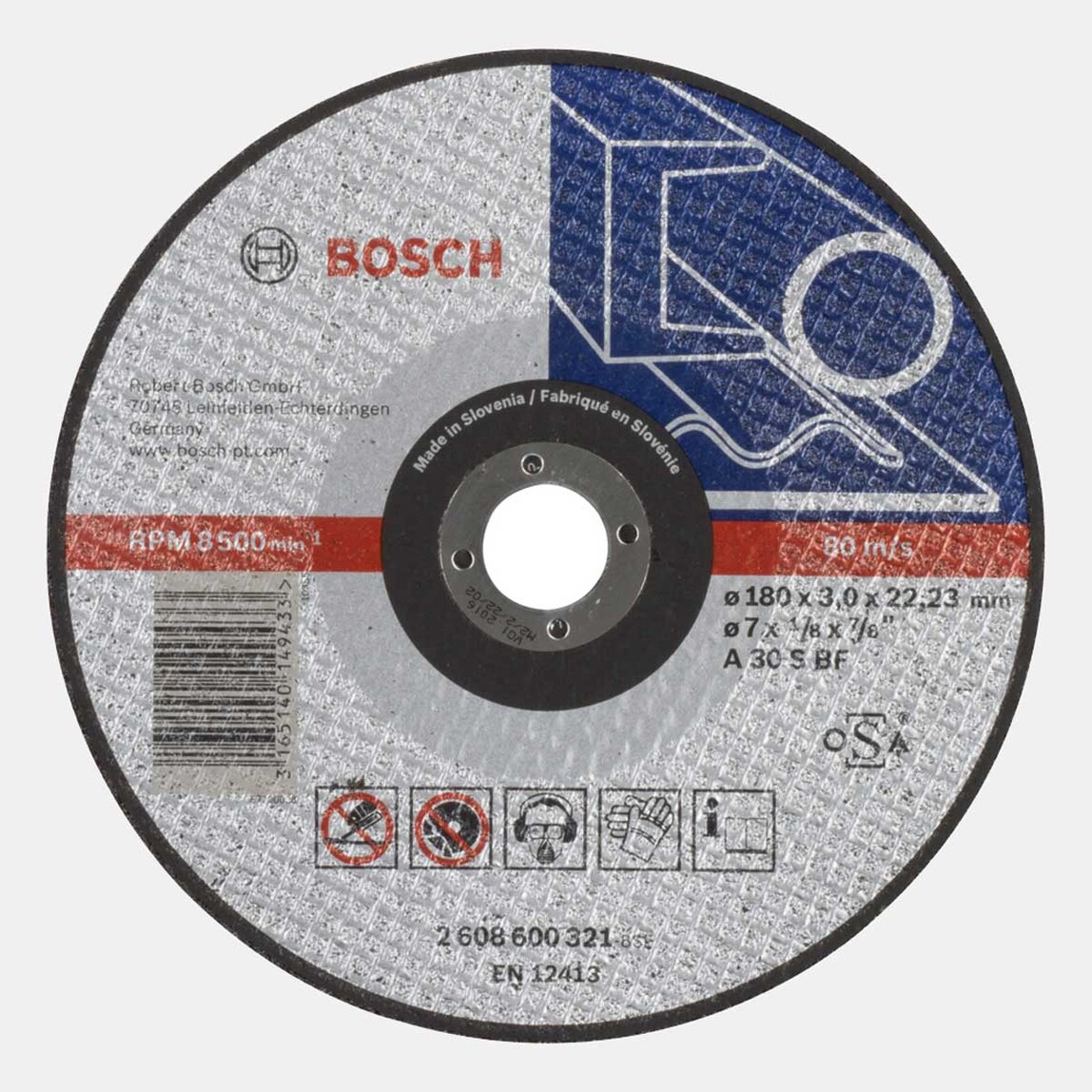    Bosch 180x3 mm Metal   