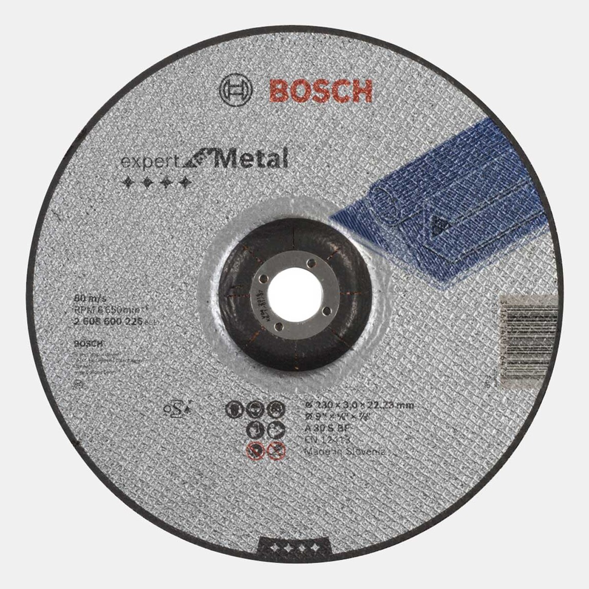    Bosch 230X3 mm Metal Bombeli  