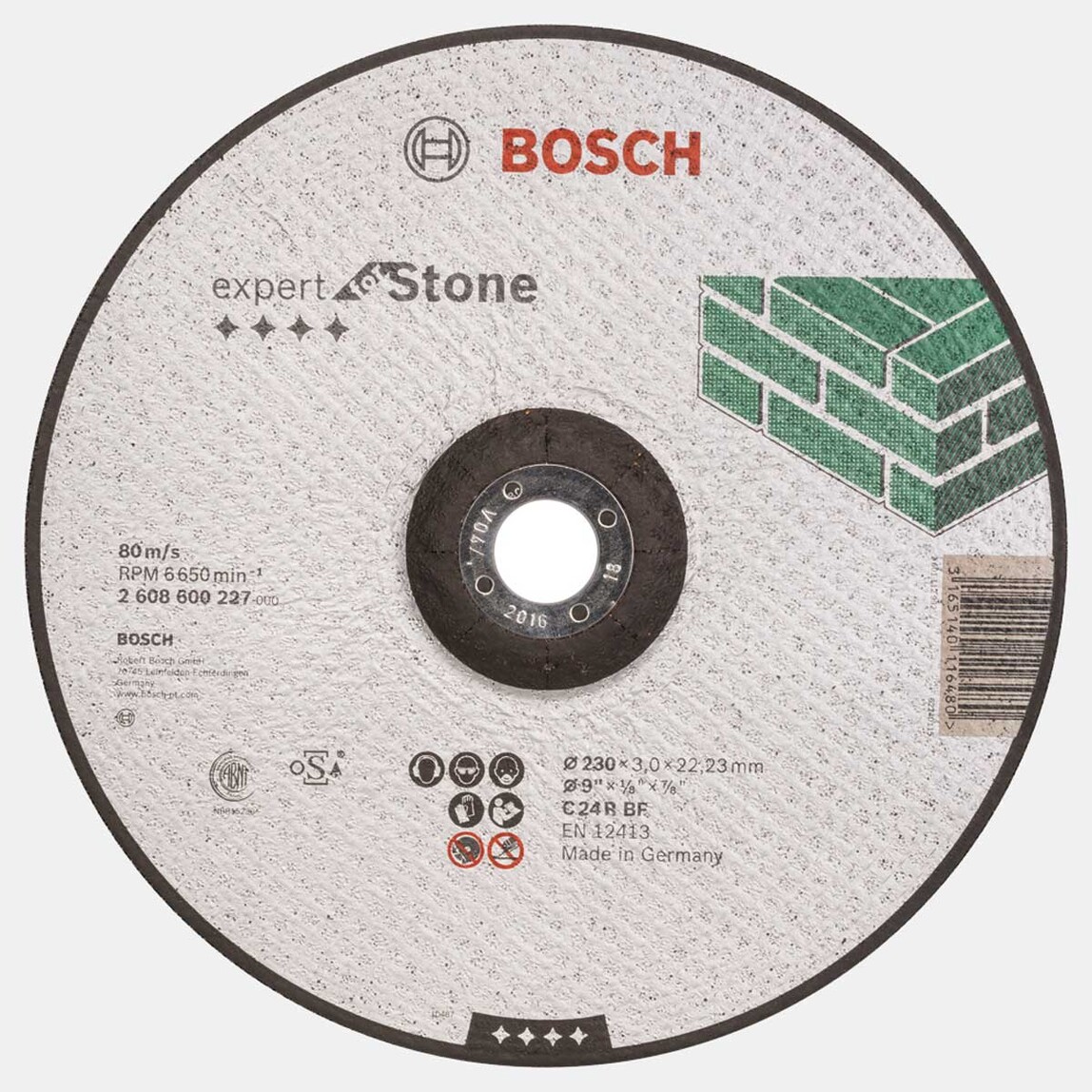    Bosch 230x3 mm Mermer Bombeli  