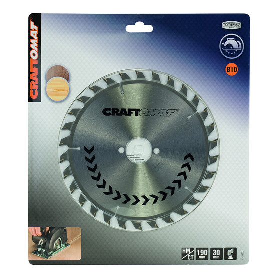 Craftomat Daire Testere Bıçağı PR WO H 190x30-30 mm 