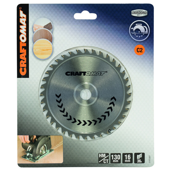 Craftomat Daire Testere Bıçağı PR WO H 130x16-36 mm 