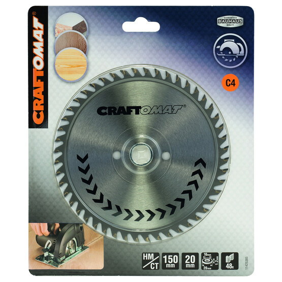 Craftomat Daire Testere Bıçağı PR WO H 150x20-48 mm 