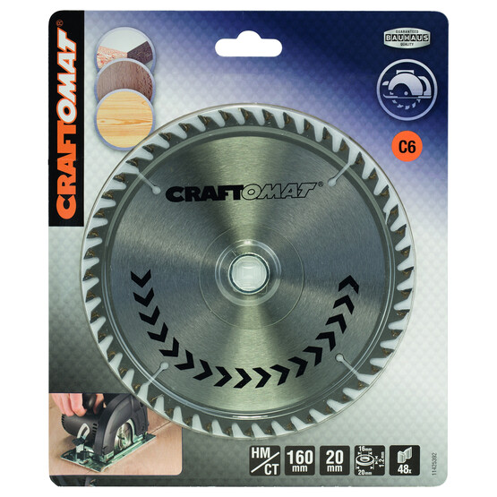 Craftomat Daire Testere Bıçağı PR WO H 160x20-48 mm 