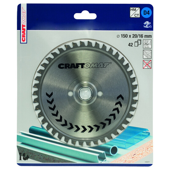 Craftomat Daire Testere Bıçağı SP MU H 150x20-42 