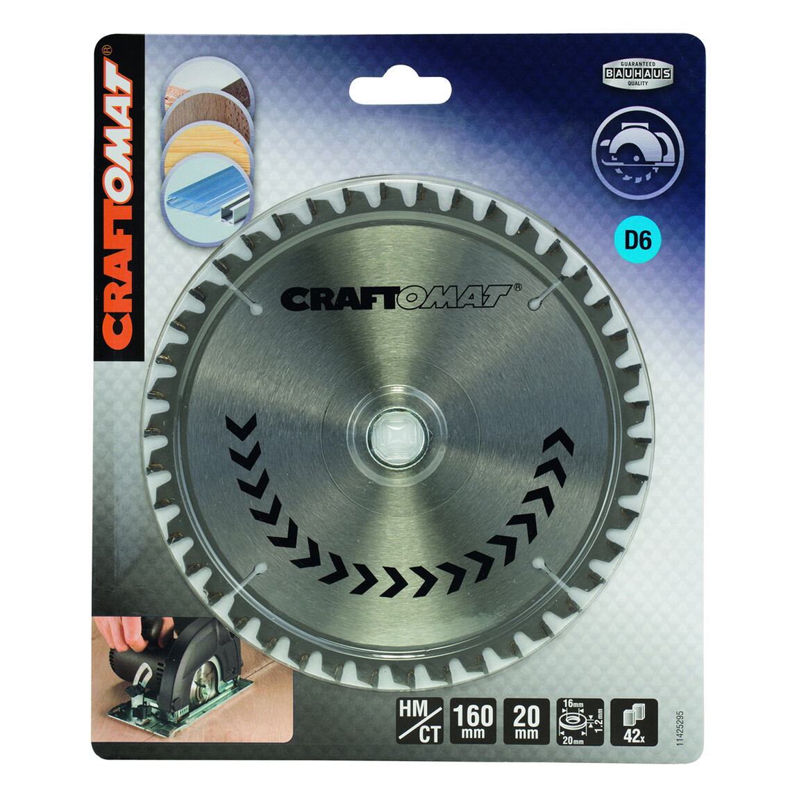    Craftomat Daire Testere Bıçağı SP MU H 160x20-42  