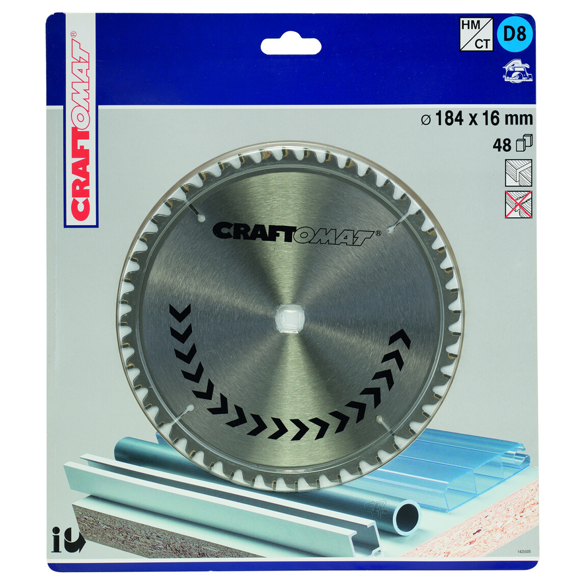    Craftomat Daire Testere Bıçağı SP MU H 184x16-48  