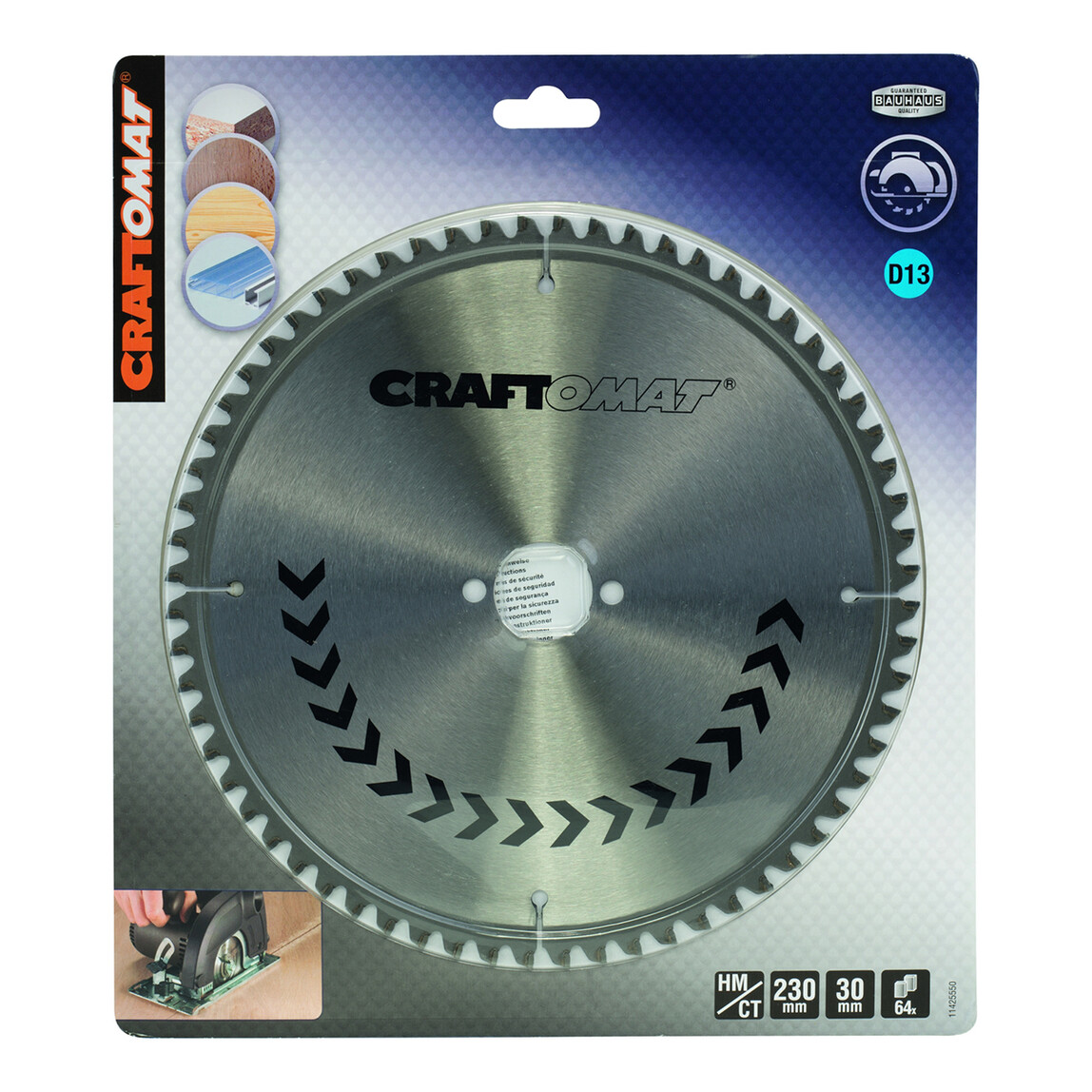    Craftomat Daire Testere Bıçağı SP MU H 230x30-64  
