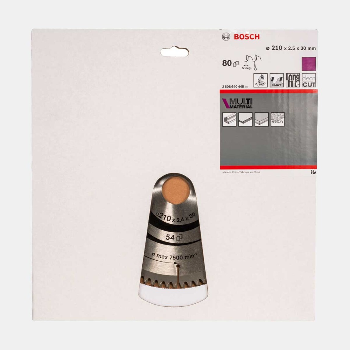   Bosch Daire Testere Bıçağı Alu 210x30 mm  80 Diş    